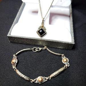 Necklace and bracelet